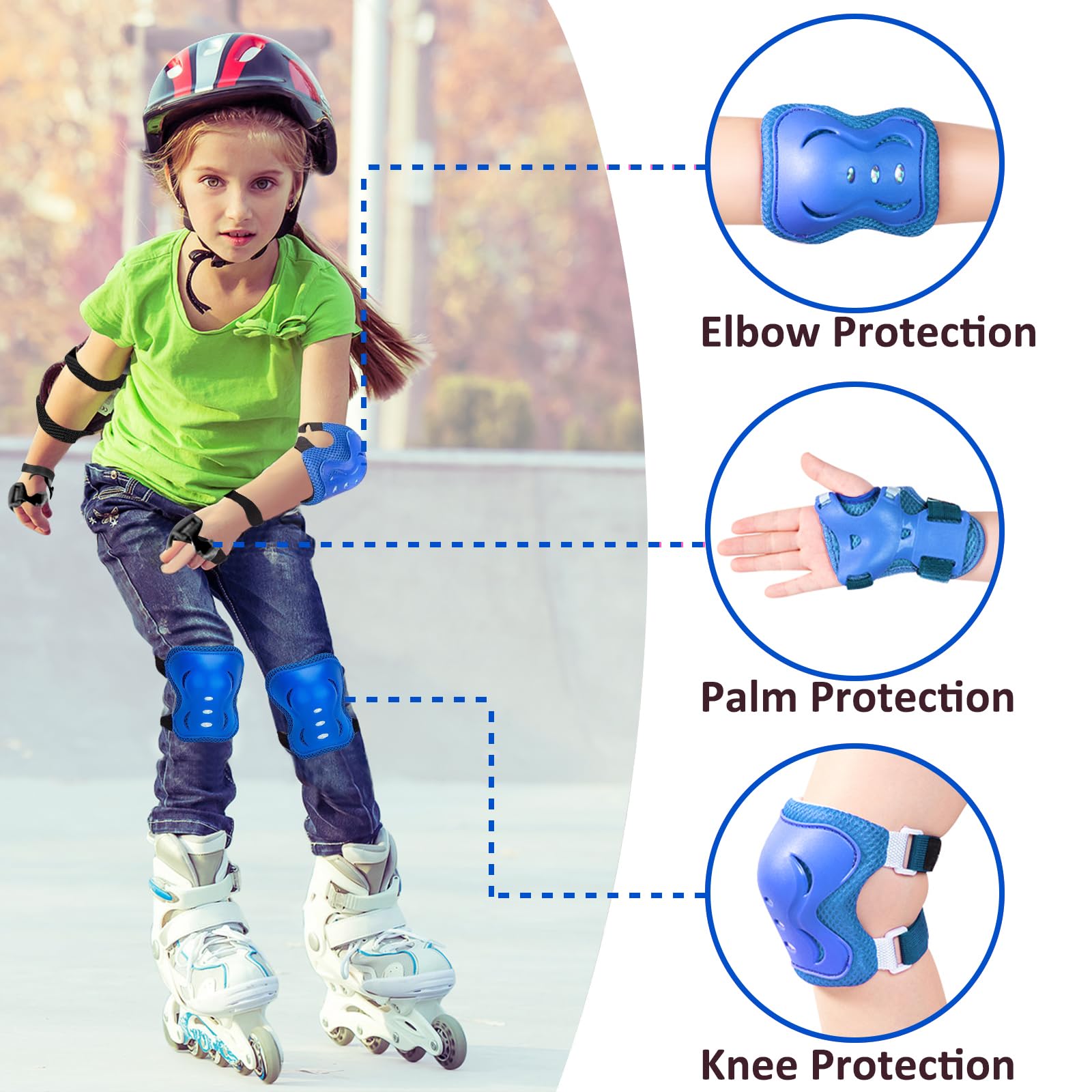 Knee Pads for Kids Protective Gear Set, Knee Pads, Elbow Pads - Image 2