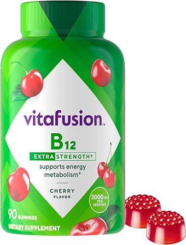 Vitafusion Fuerza Extra B12 Gummies, 90 Count