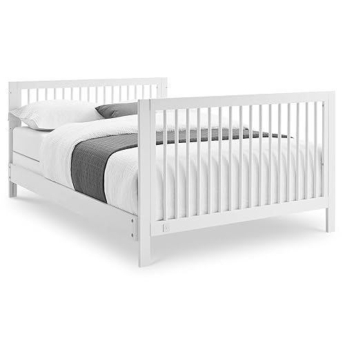 Miniatura 13 de GAP babyGap Charlie - Cuna convertible 6 en 1, certificado Greenguard Gold, color blanco bianca