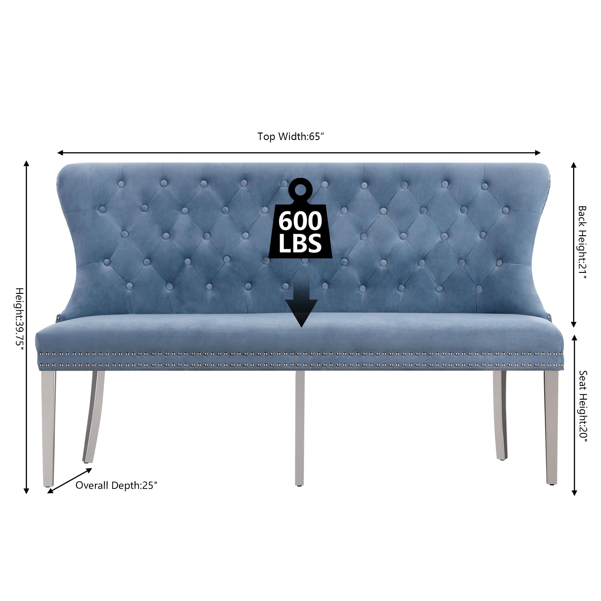 Sofa Upholstered Banquette Bench With Back Tongli 46 Small Modern