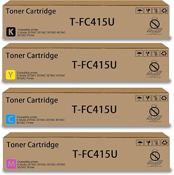 T-FC415U خرطوشة الحبر متوافق توشيبا T-FC415U T-FC415-K T-FC415-C T-FC415U-M T-FC415U-Y استخدام لتوشيبا E-ستوديو 2515AC 3015AC 3515AC 4515AC 5015AC الطابعة