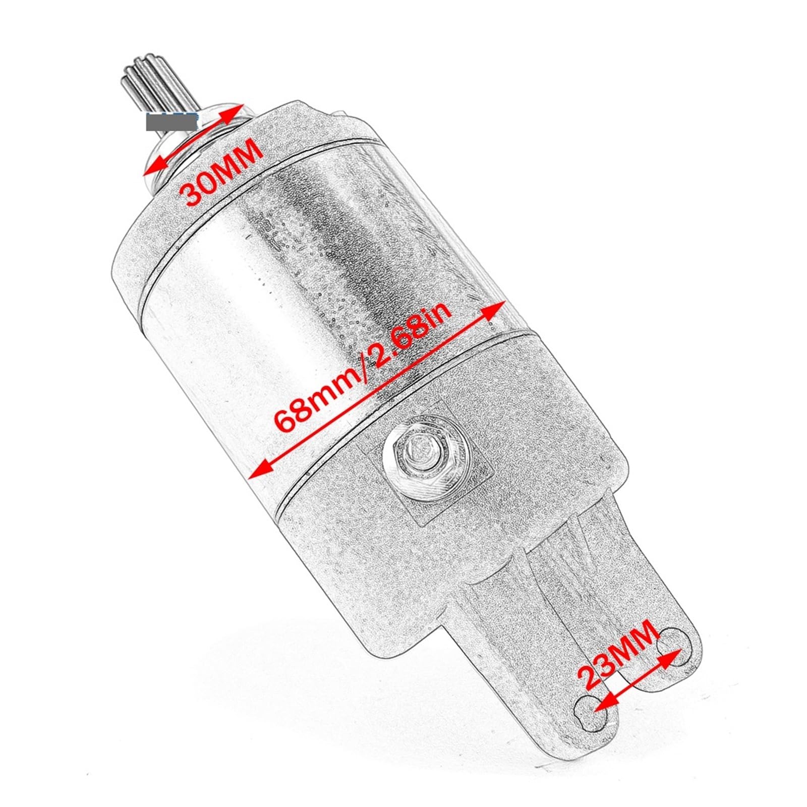 Démarreur Moteur Compatible KTM 620 Duke, 640 Adventure, LC4 – Référence 58440001000 – Pour Modèles 1996-2006 – Puissance élevée - 5