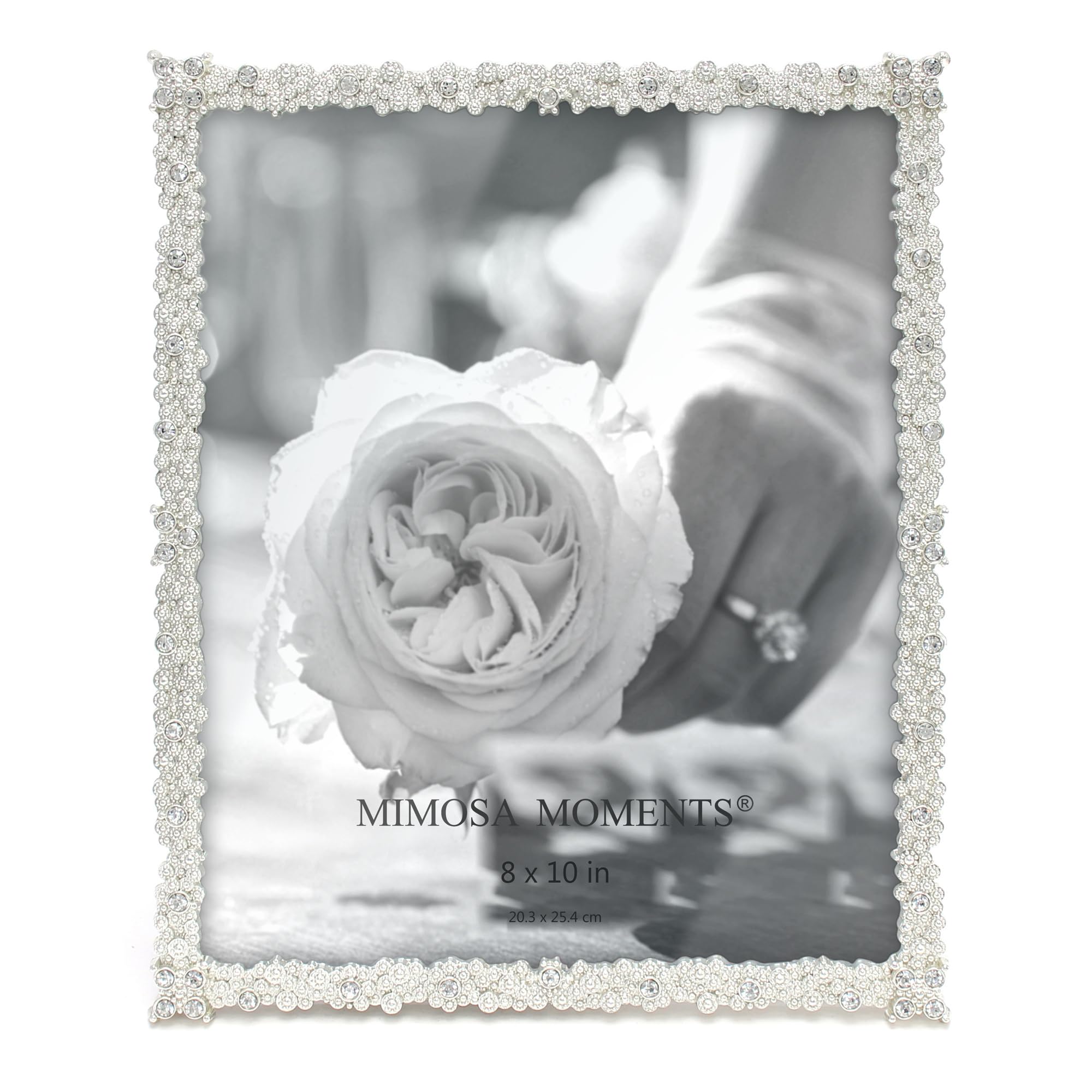 Cadre photo doré strass 8x10 cm pour sublimer vos mini photos ternes