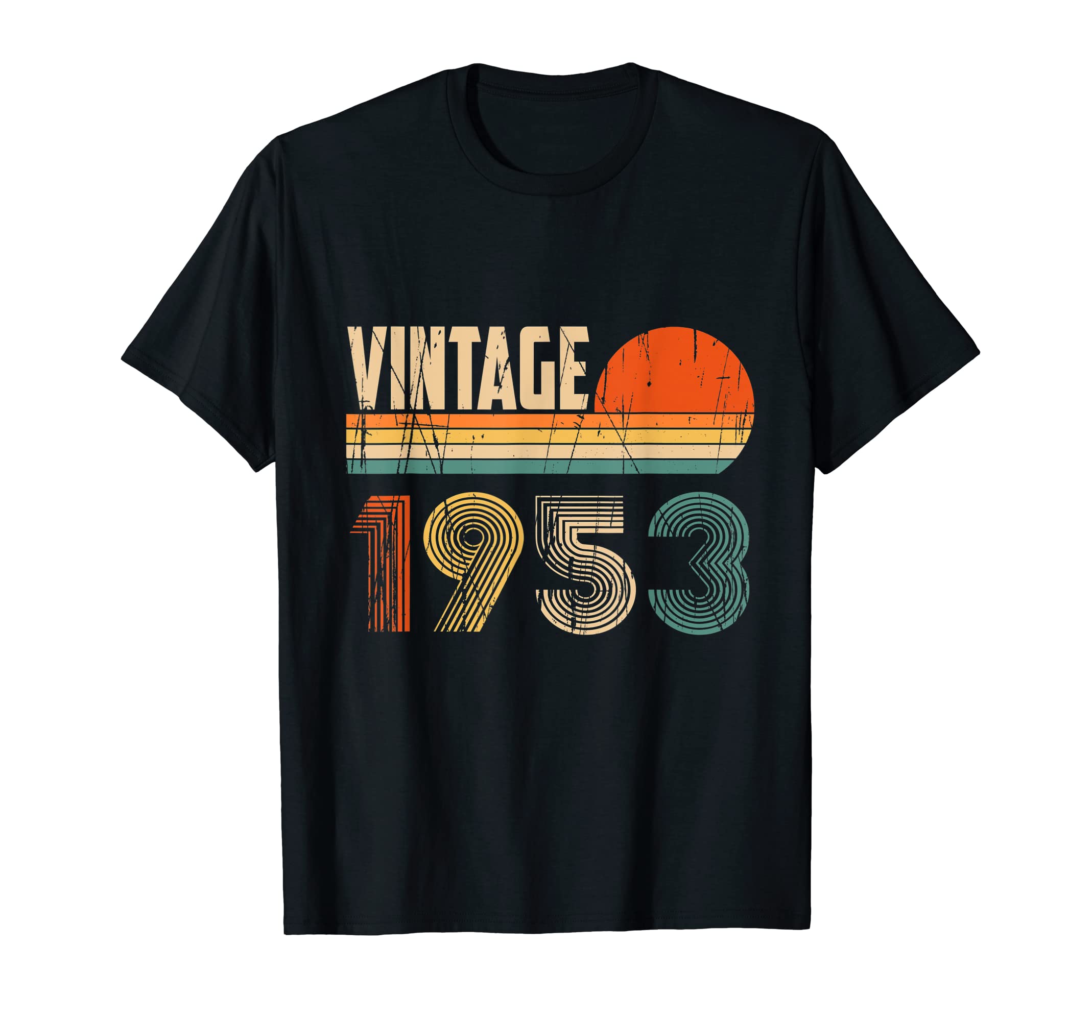 Vintage 1953 Funny 69 Years Old Kids Men Women 69th Birthday T-Shirt