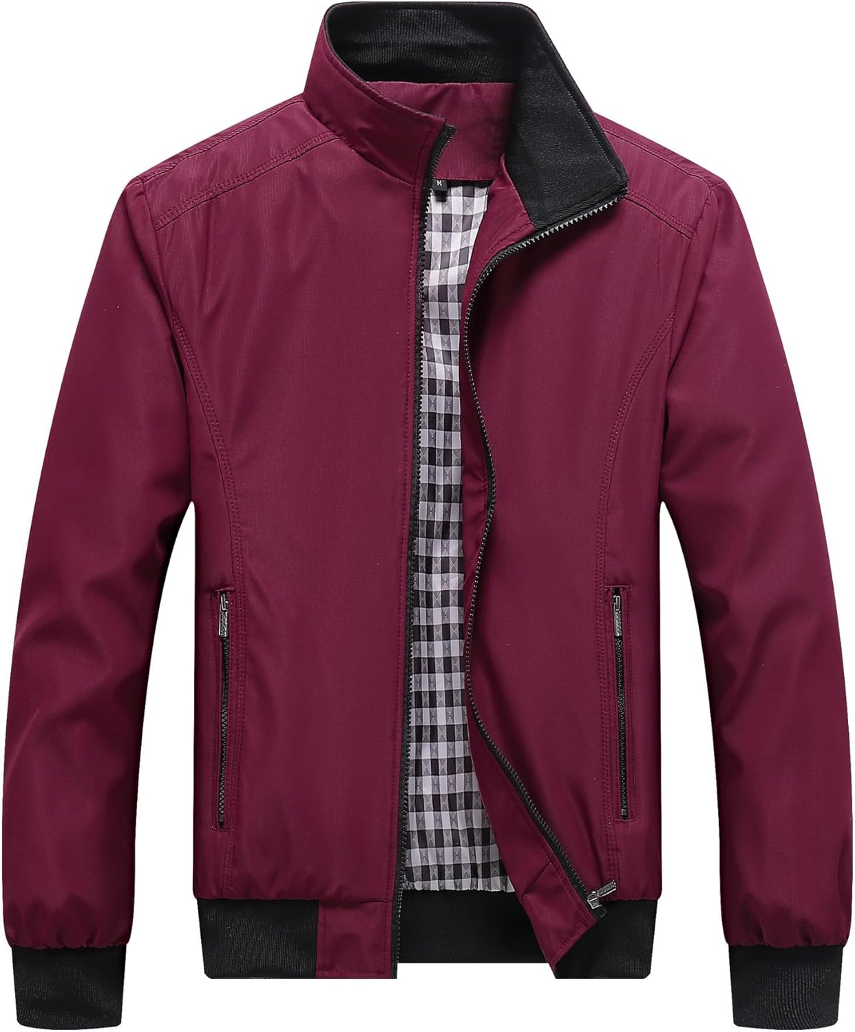 Men's Jacket, Spring and Autumn Casual Men's Clothing, Korean Style Pilot Zippered Outerwear