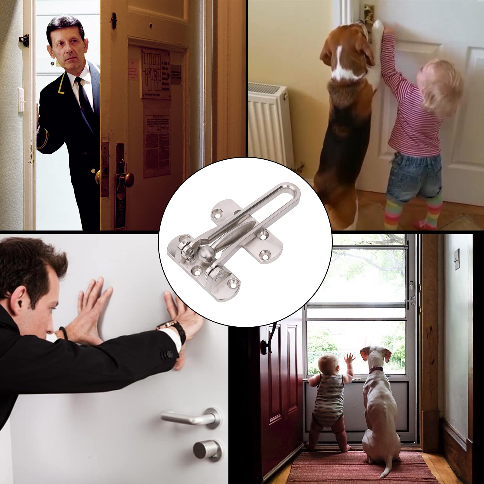 3-Pack Swing Bar Door Lock – Child Safety & Privacy Door Latch - View #8