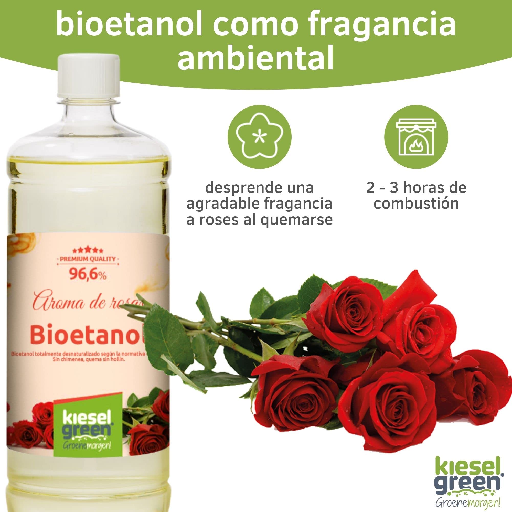 Bioetanol 12 x 1 litro con Fragancia para Chimenea de Etanol, Muchas Variedades – Bioalcohol como Fragancia de Ambiente – Estufas de Bioetanol, Biochimenea Etanol, Ethanol (R)