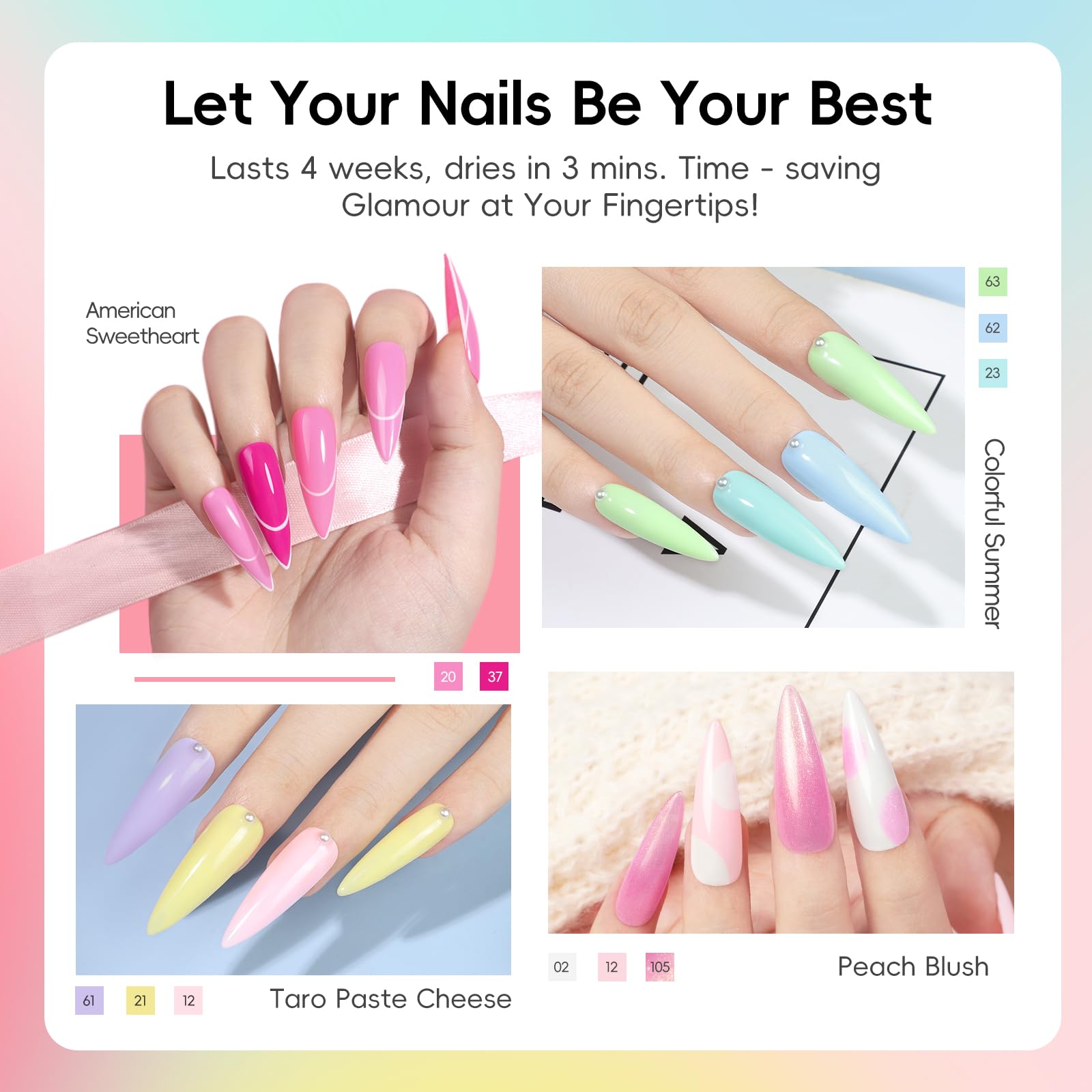 PEACECOLOR Gel Nail Polish Set - Image 2