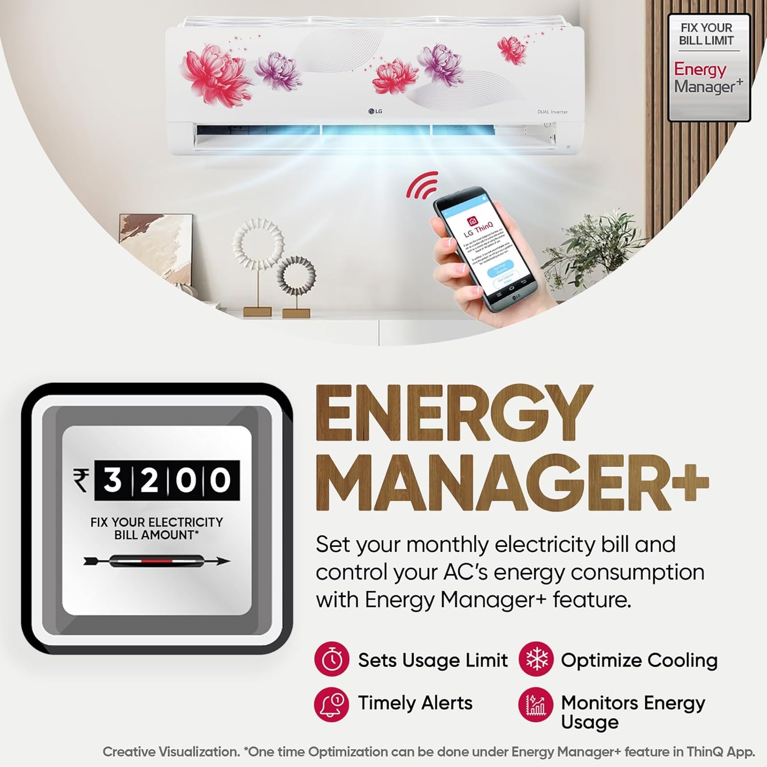 Lg 1.5 Ton 5 Star, Wi-Fi, Energy Manager+, Dual Inverter Spl...