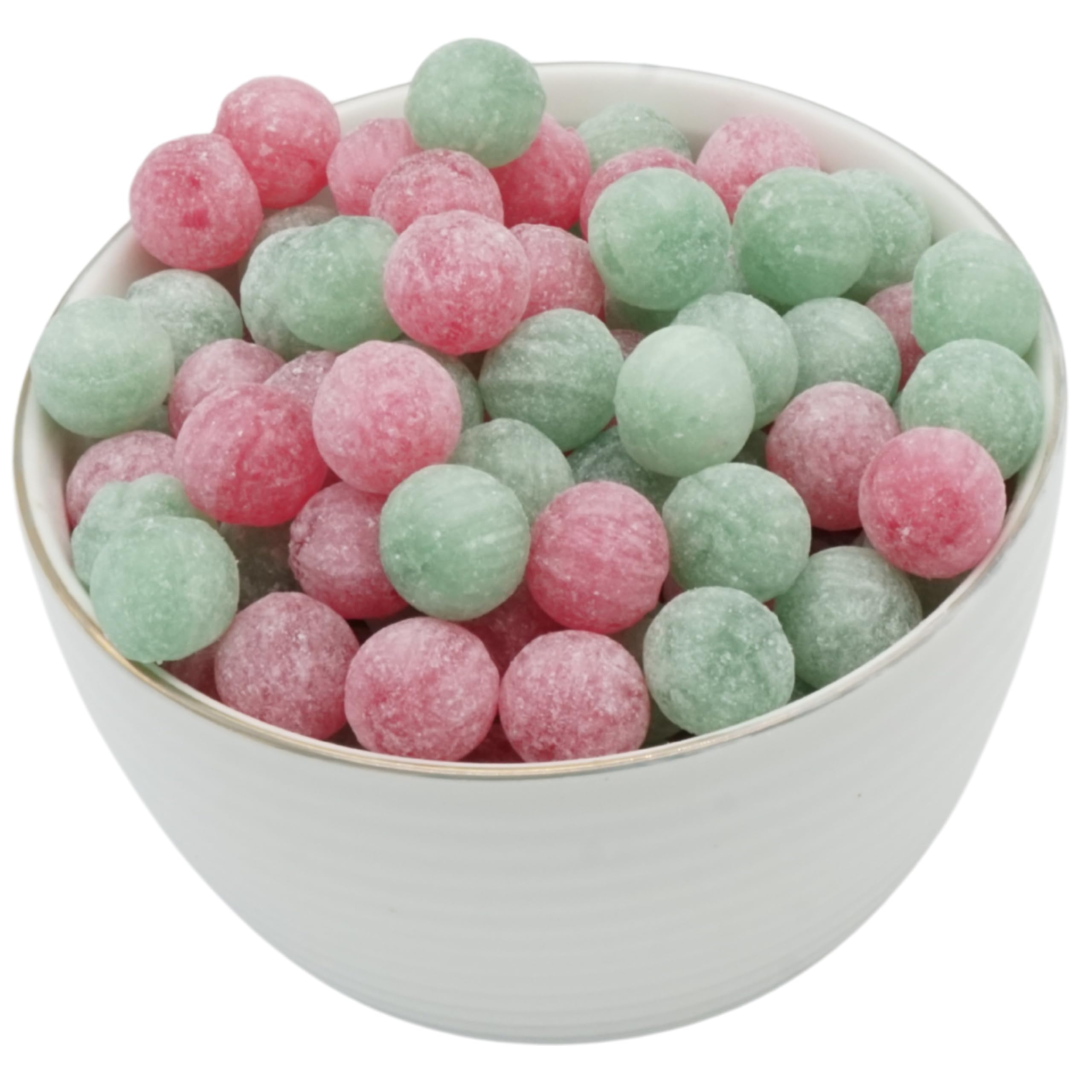 Deine Naschbox | Saure Bonbon Kugeln | 3kg Mega Pot | XXL Großpackung für Party, Candybar & als Geschenk - 2 Sorten Mix - Erdbeere & Apfel