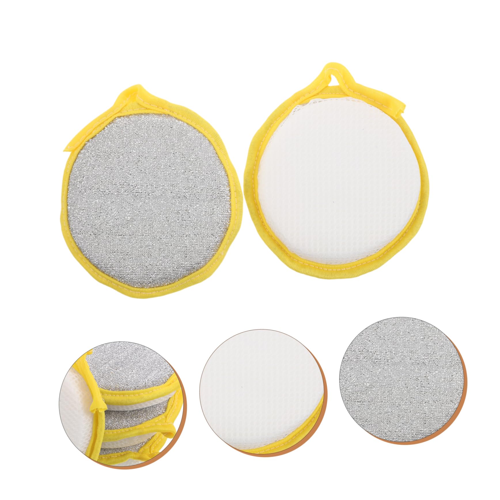 Esponjas de Cocina Resistentes y Multiusos para Fregar Platos Set de 30 Estructura Doble Cara y Orificio para Colgar para Limpieza del Hogar