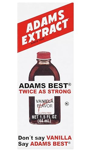 Miniatura 5 de Adams Best Extract, sabor vainilla, sin gluten, botella de vidrio de 1.5 onzas líquidas (paquete de 3)