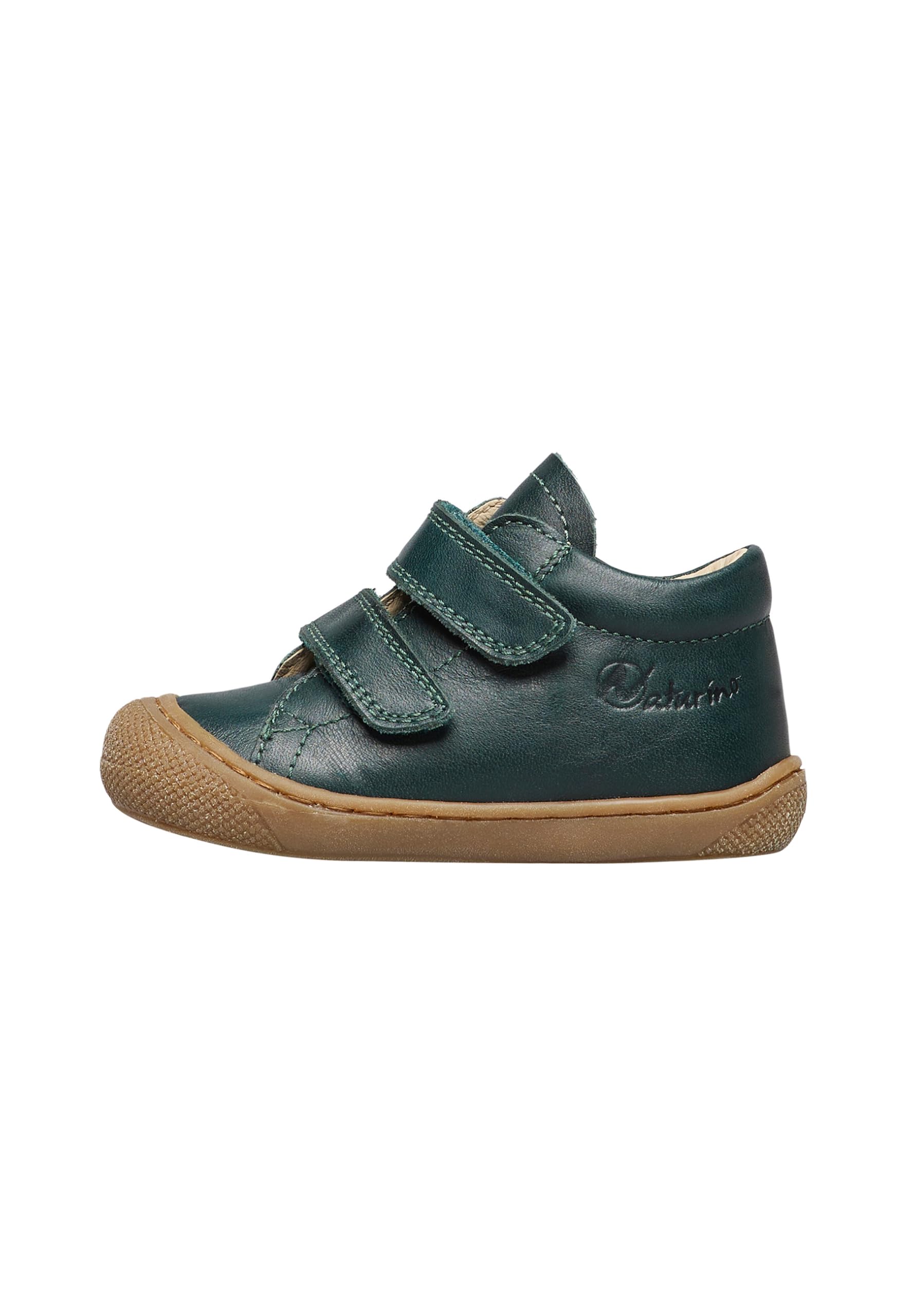 Naturino Lauflernschuhe aus Nappaleder, grün-Beige 26