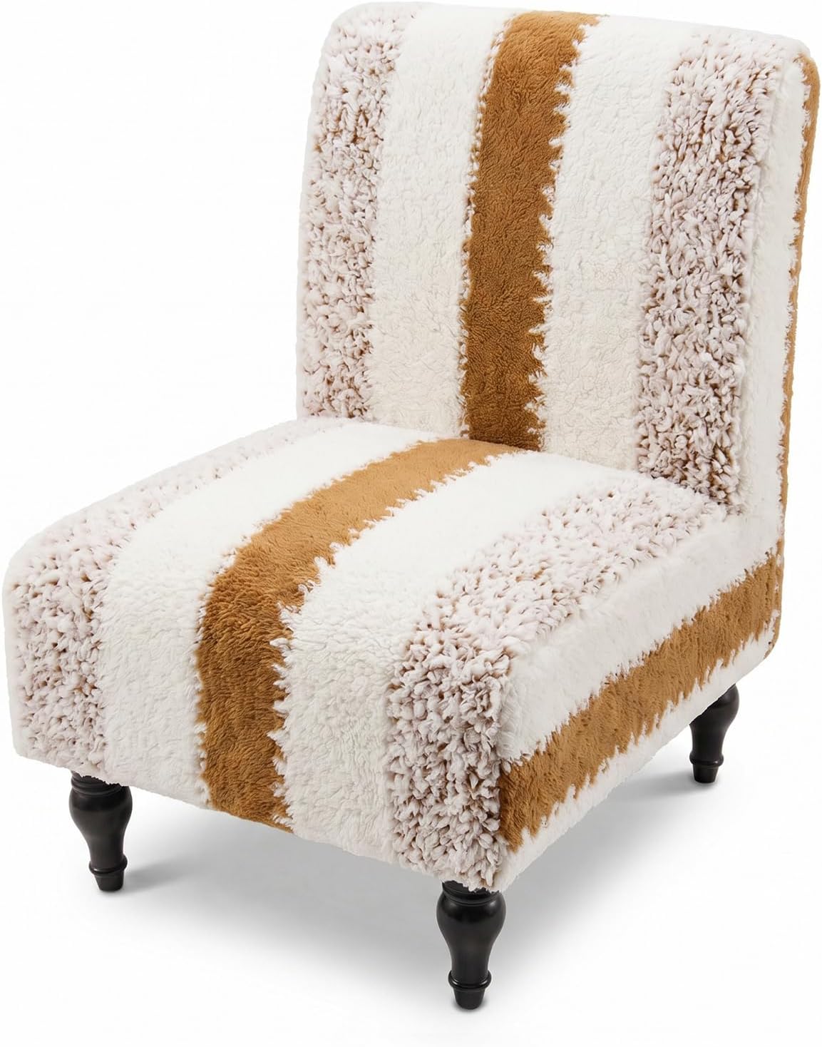 LiveGo Armless Accent Chair Cover Slipcover,Slipper Chair Stretch Spandex Removable for Armless Chair Furniture Protector for Living Dining Room Hotel (Pink)