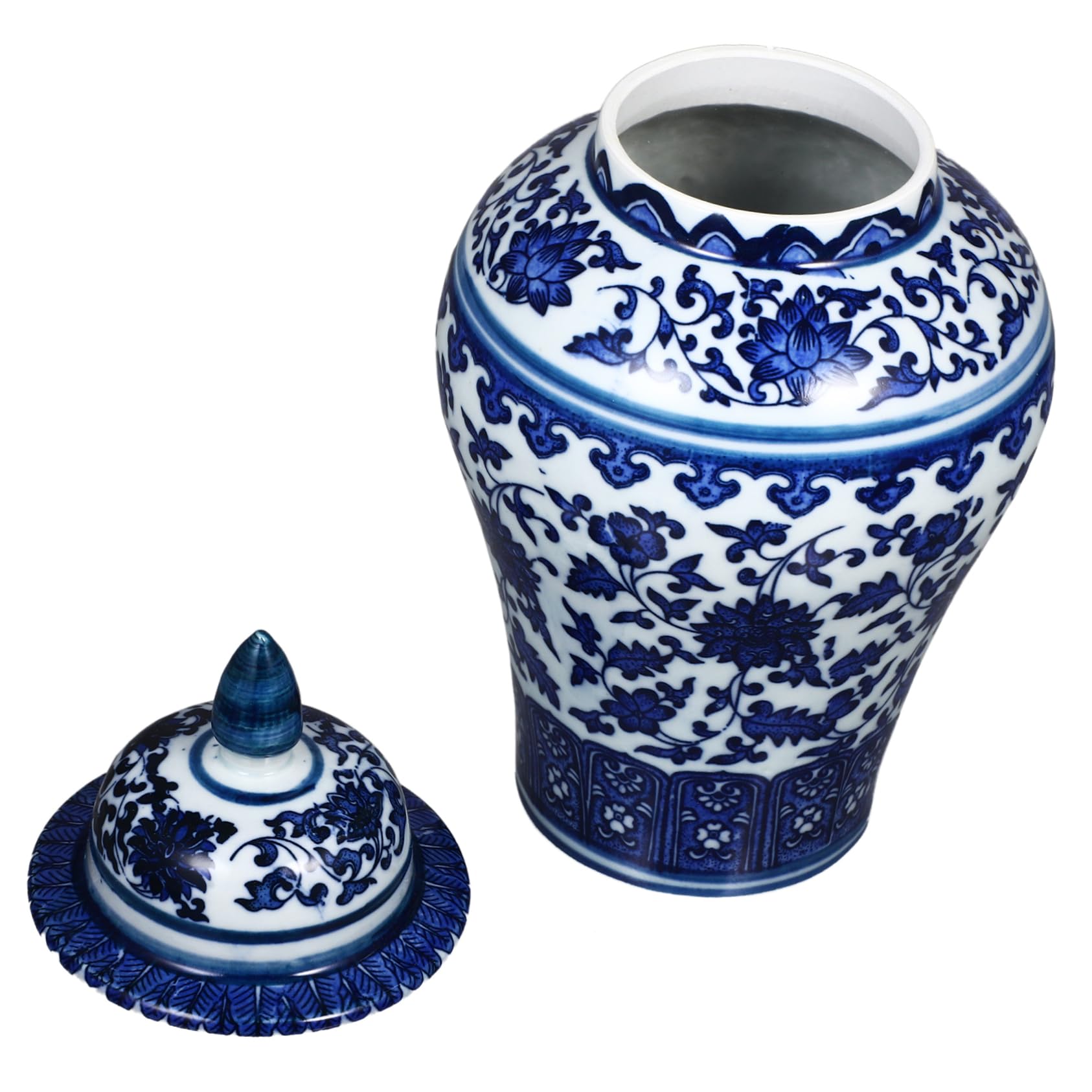 Amazon.co.jp: HOLIDYOYO 青白磁一般壷 flower vase 花瓶 飾る 装飾瓶 