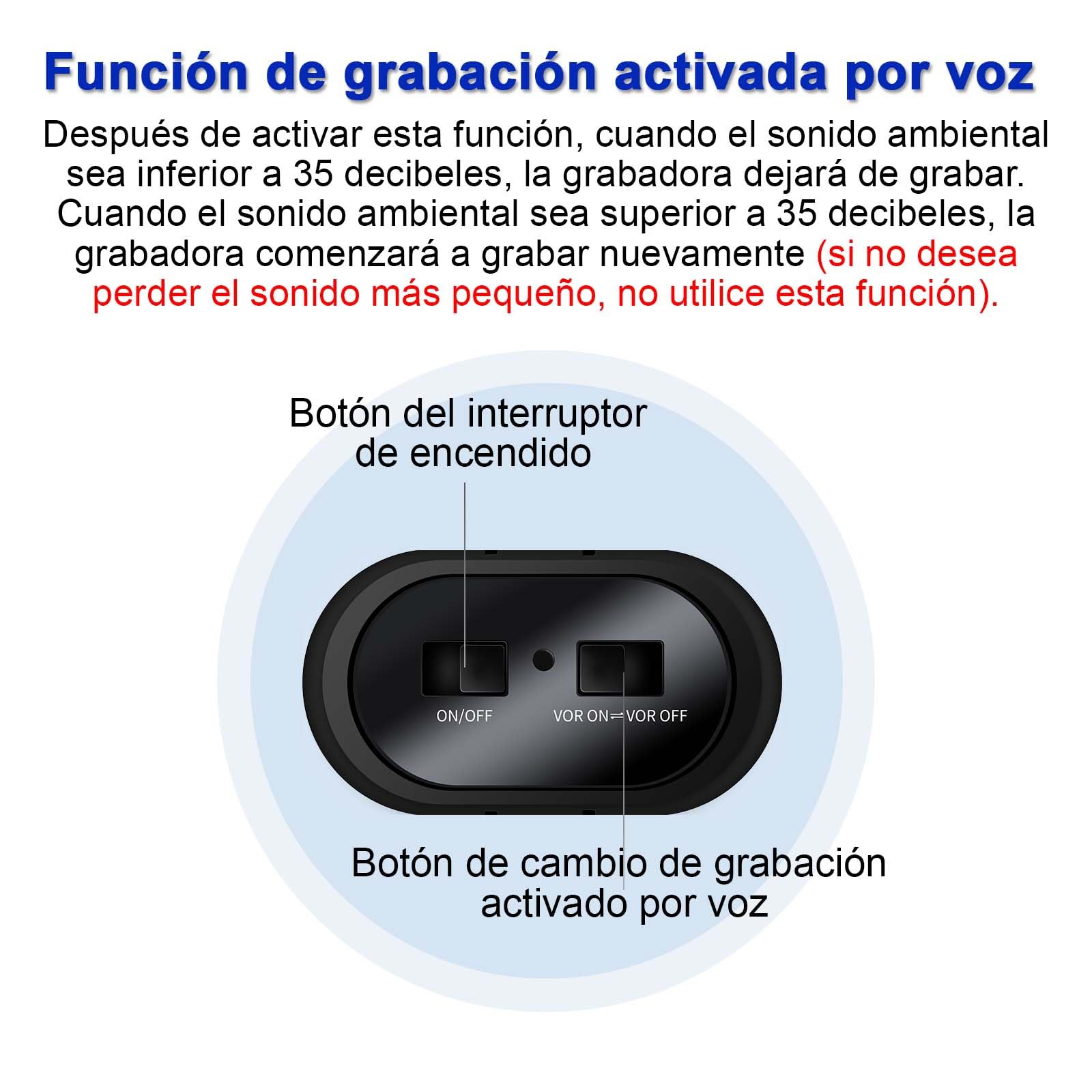 Batería de 12 días de duración, Grabadora magnética activada por Voz de 128 G, Capacidad de grabación de 2000 Horas, Grabadora de Audio Digital, pequeños Dispositivos de grabación, STTWUNAKE