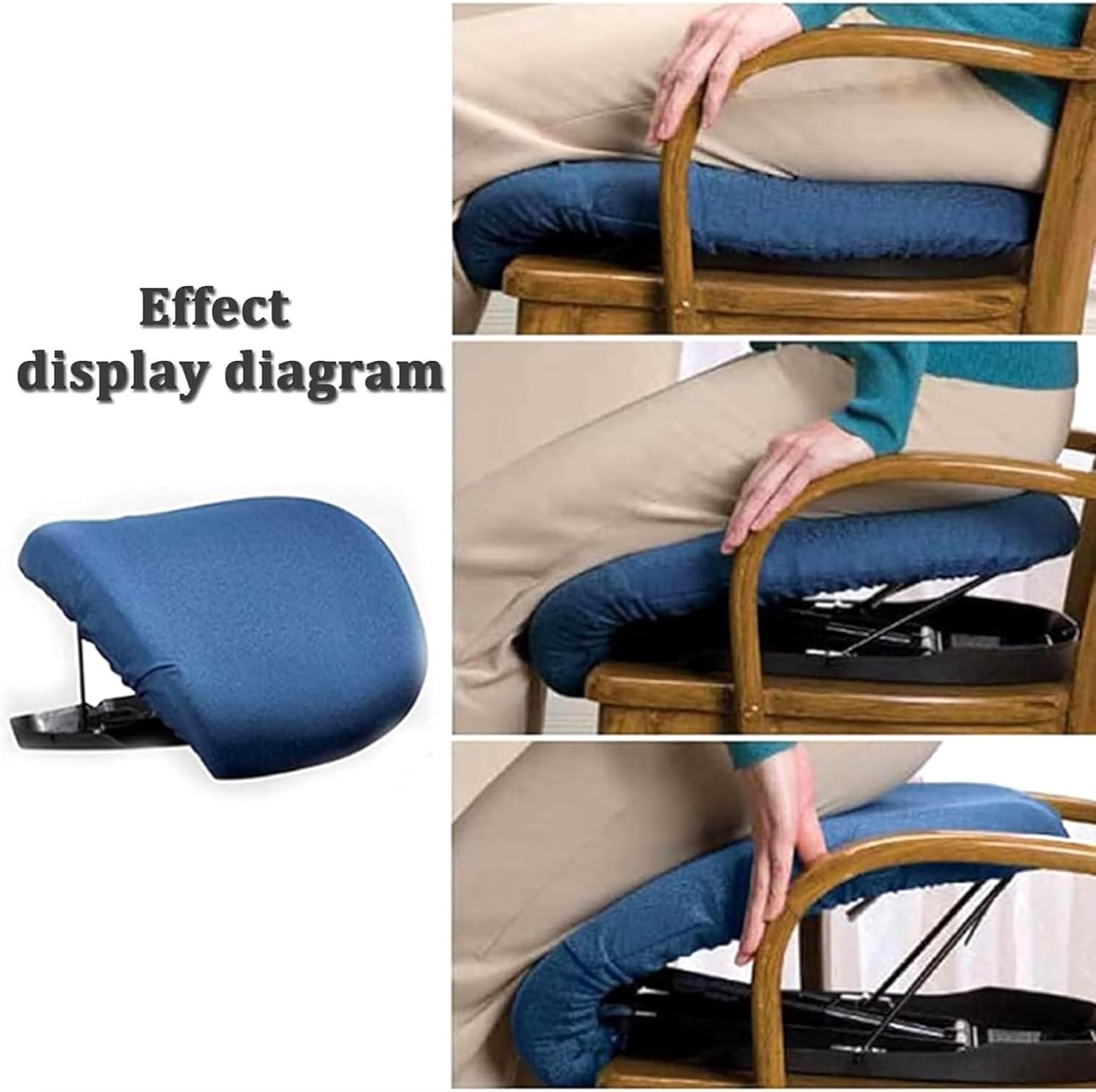 Portable Lifting Seat | Lifting Cushion Seat Pad with Rising Aid | Elderly Sofa Support Pad Lift Chair