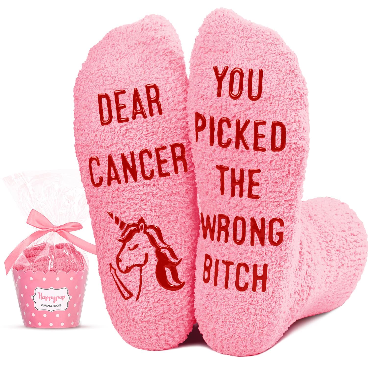 HAPPYPOP Breast Cancer Awareness Gifts - Get Well Soon Gifts