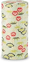Vista 27 de NOREN Lata para Té Japonesa de Hojalata (Papel Yuzen Washi - Oboro Sakura/Rosa), Tamaño de 7.06 oz/Fabricado en JAPÓN con Tapa Interior Incluida