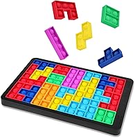 Vista 8 de Ainiv Juego de rompecabezas para ansiedad, juguete de rompecabezas de silicona, rompecabezas de silicona, rompecabezas de bloques de construcción