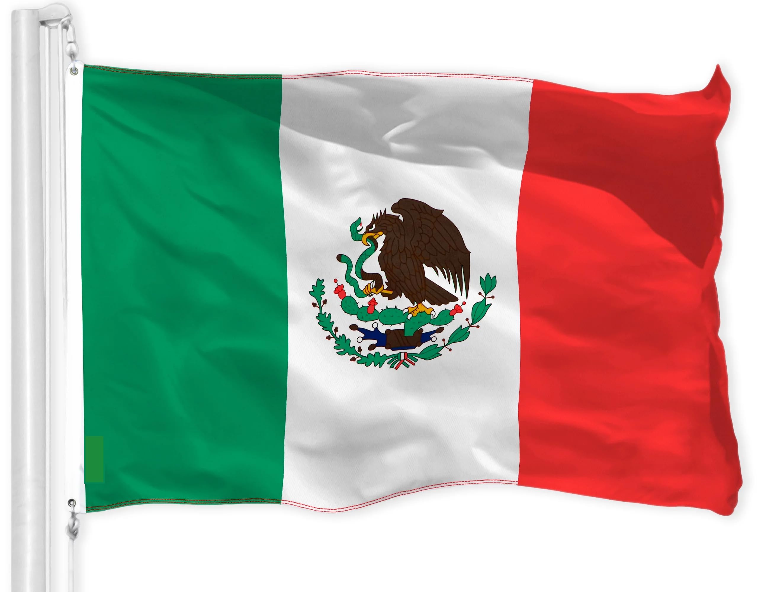 Amazon.com : Super Z Outlet 3x5 Foot Mexico Flag - Canvas Header