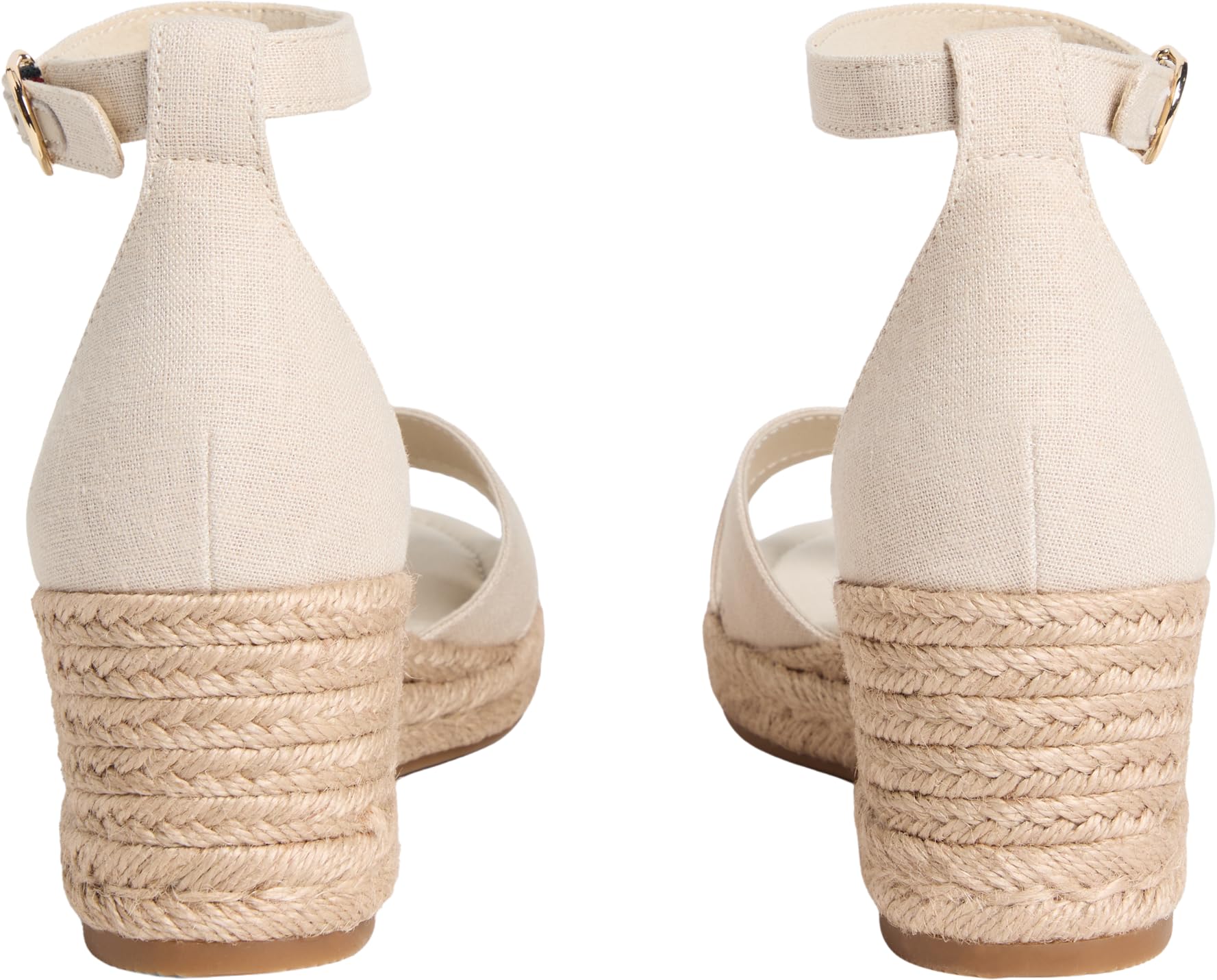 Tommy Hilfiger Damen Mid Wedge Espad X Cross Fw0fw09332Keil-Espadrilles