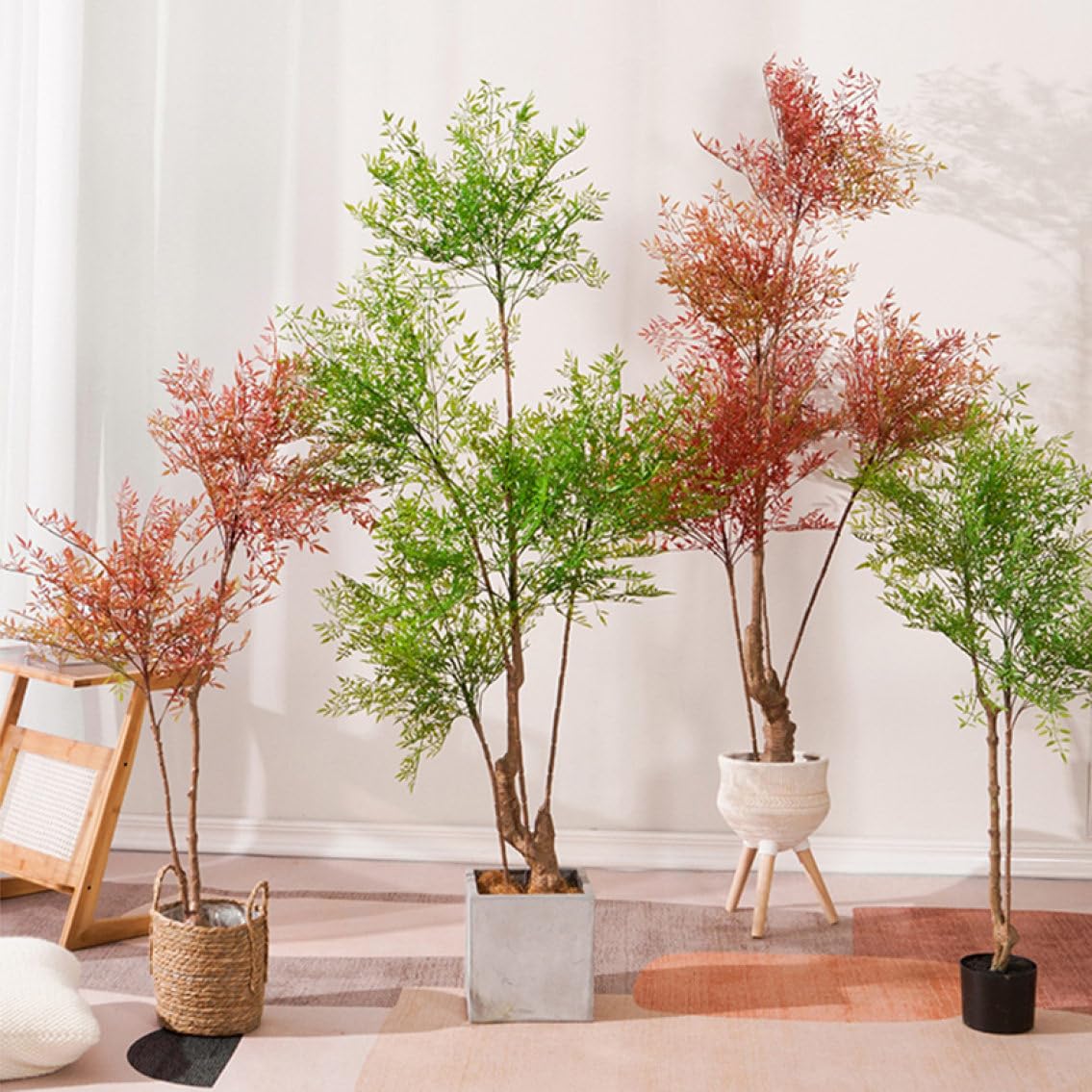 Amazon｜HGJH 人工観葉植物 大型 おしゃれ フェイクグリーン 観覧植物