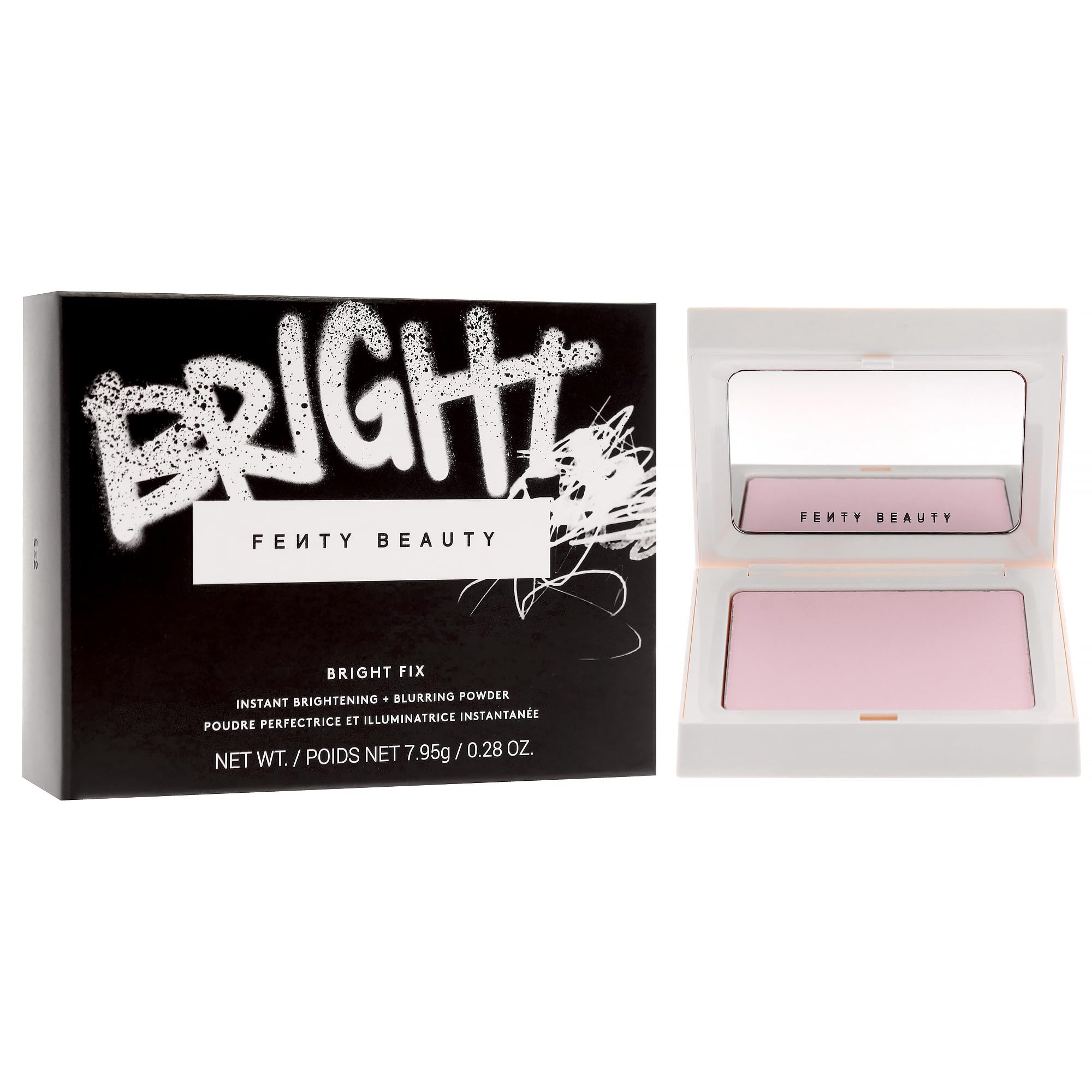 FENTY BEAUTY Bright Fix - Polvere illuminante e correttiva, lavanda 01, 8,5 g, formula sbiancante