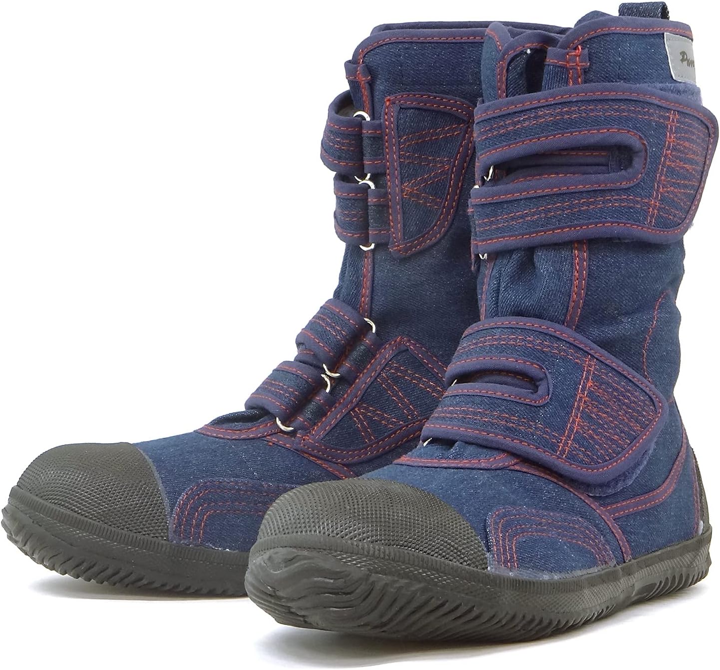 Steel Toe Safety Boots Denim Blue