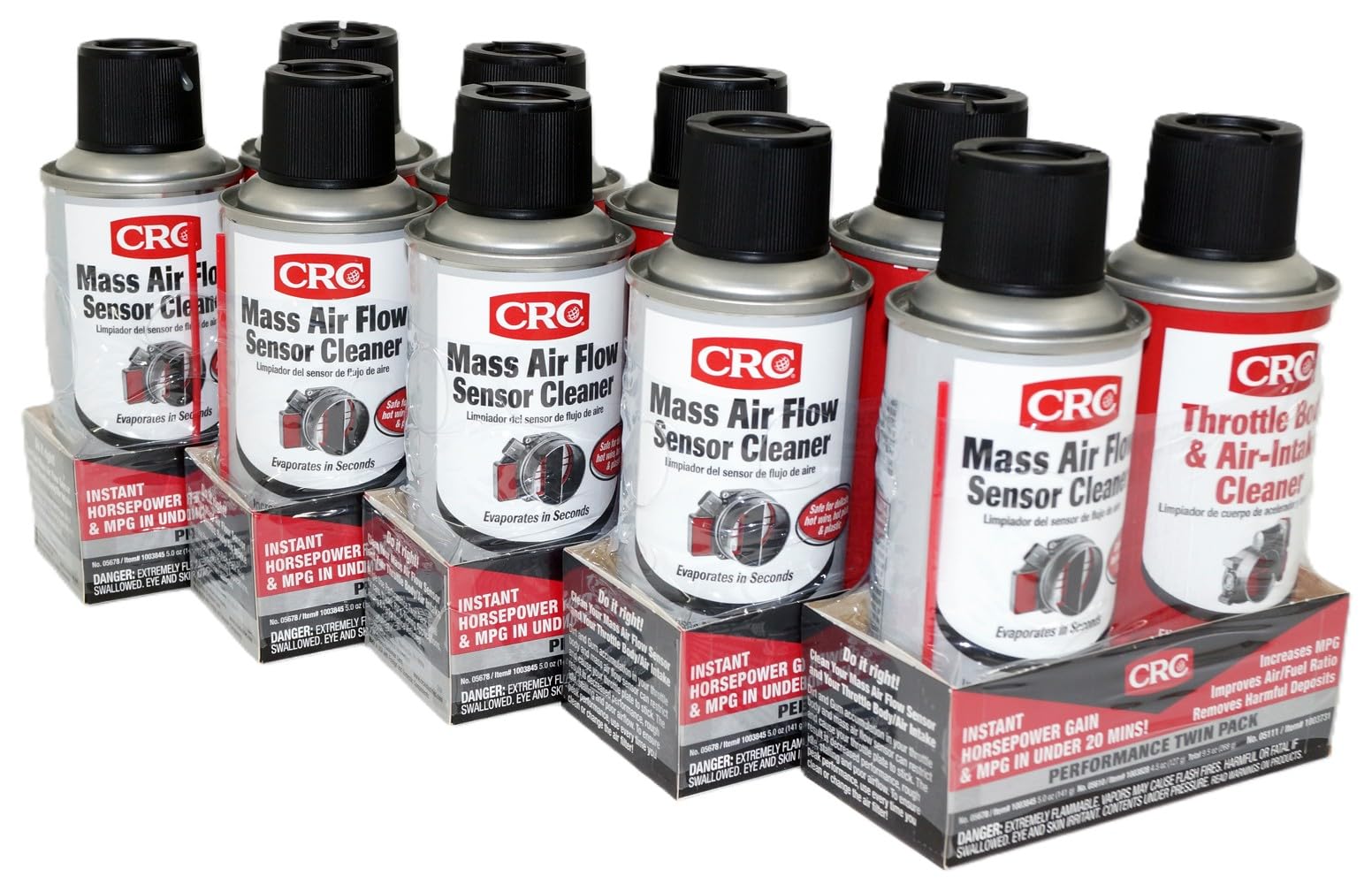 Amazon.com: CRC 05111 Twin Pack of Mass Air Flow Sensor Cleaner