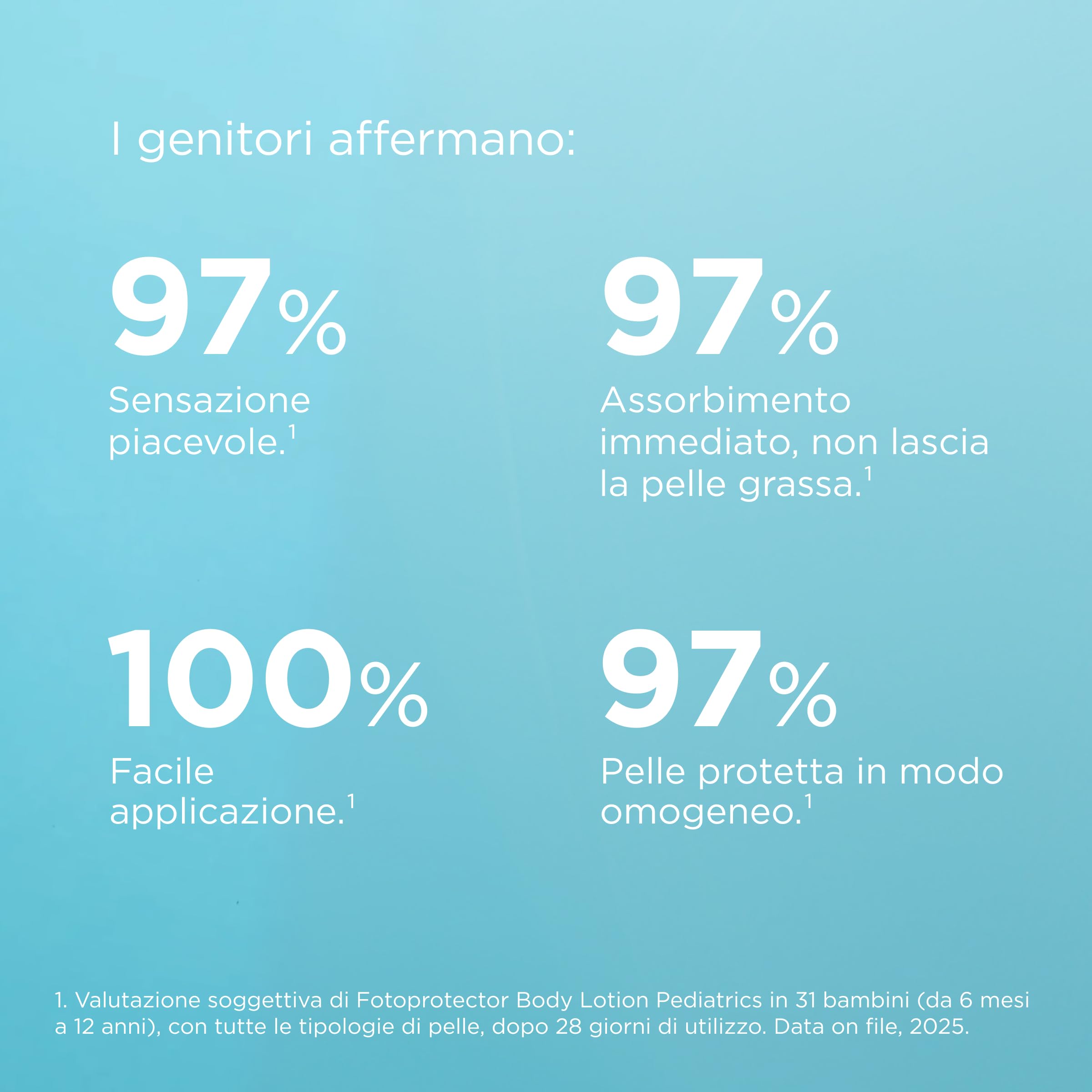 ISDIN Fotoprotector Body Lotion Pediatrics SPF 50, Protezione Solare per Bambini, Resistente all'Acqua, 50 ml