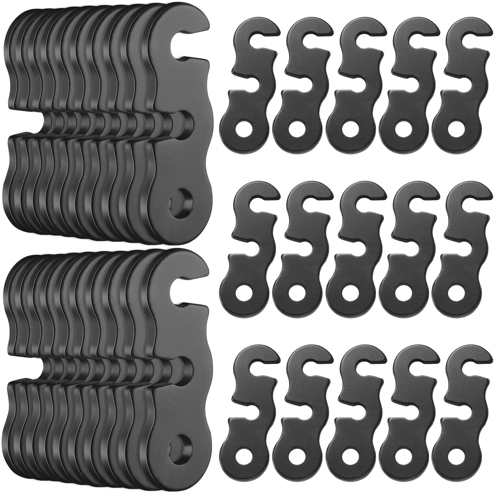 Satinior Aluminum Paracord Tent Guyline Tensioners Adjuster
