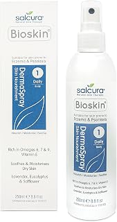 Salcura Natural Skin Therapy, Bioskin Dermaspray Intensive, Perfect For Dry & Itchy Skin, easy To Use Spray, Suitable For Anyone Prone To Eczema, Psoriasis, Dermatitis & Any Other Skin Allergy 250ml