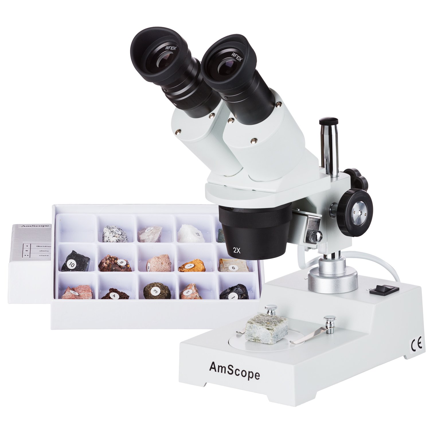 Amazon.com : AmScope SE304R-P-RK15 20X-40X Forward Stereo