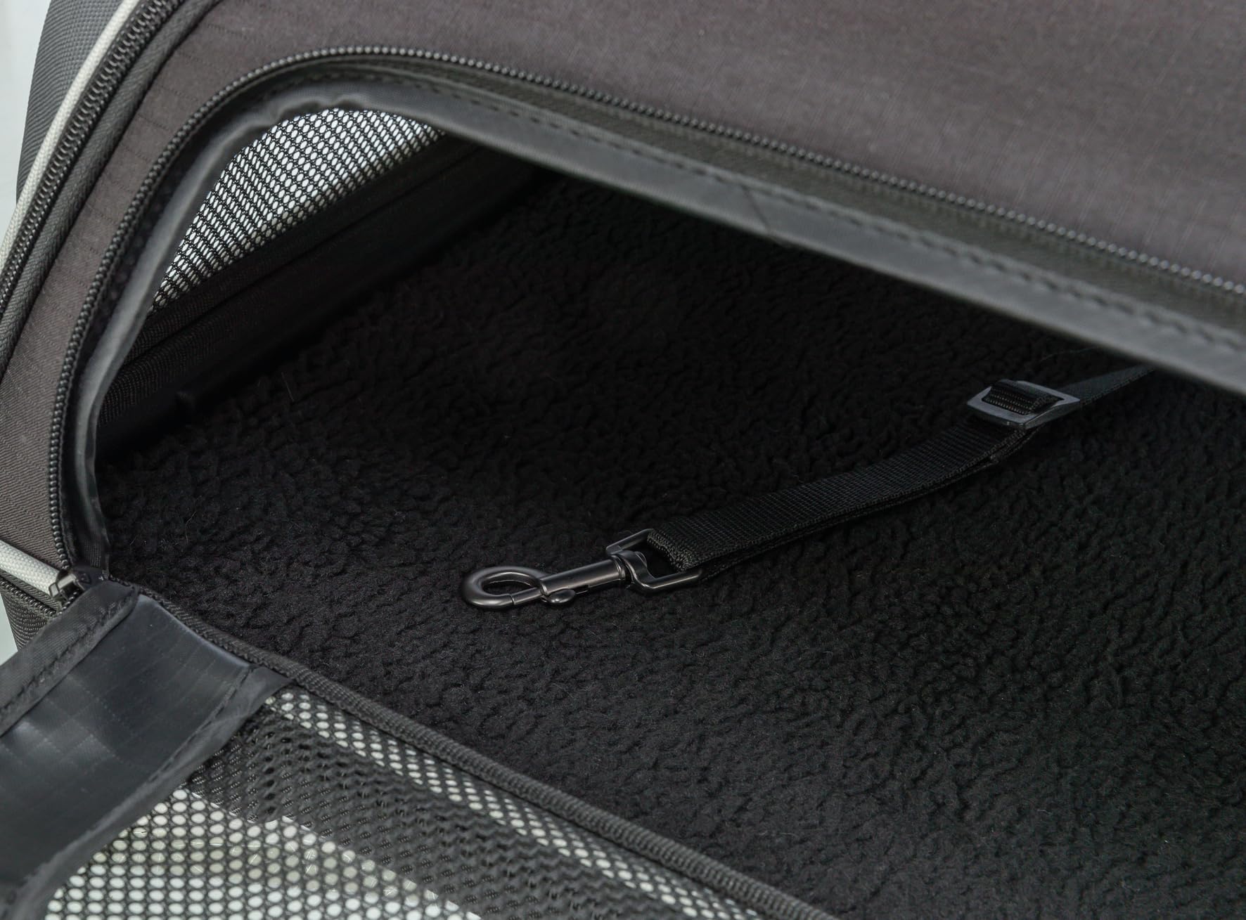 Trixie borsa aereo per borsa per cani imbarco nero/grigio 55x23x40 cm