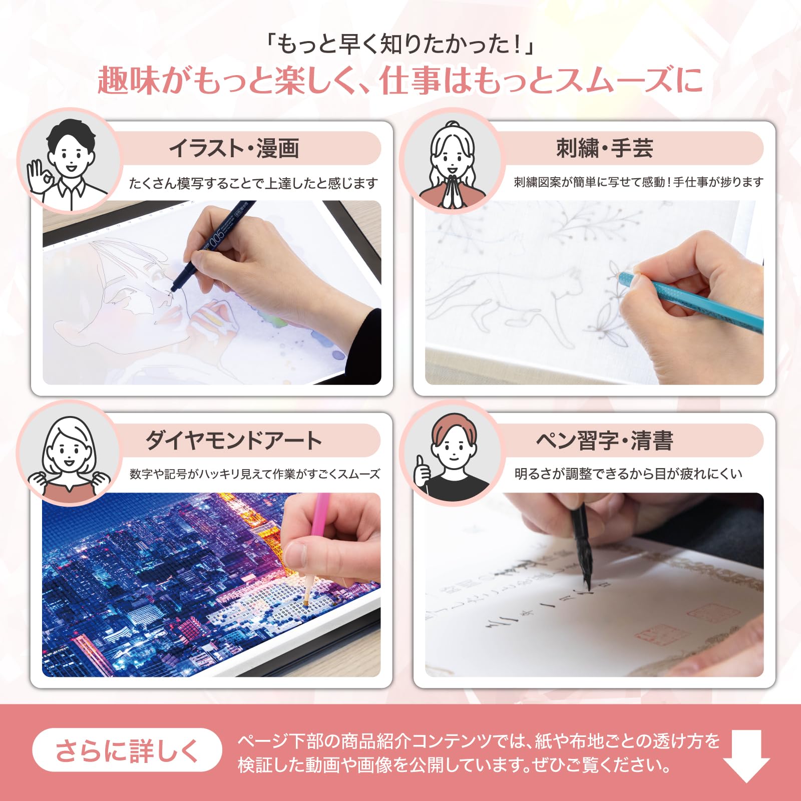 Amazon.co.jp: ベルモンド トレース台 A4 トレーサー LED | 無段階調光