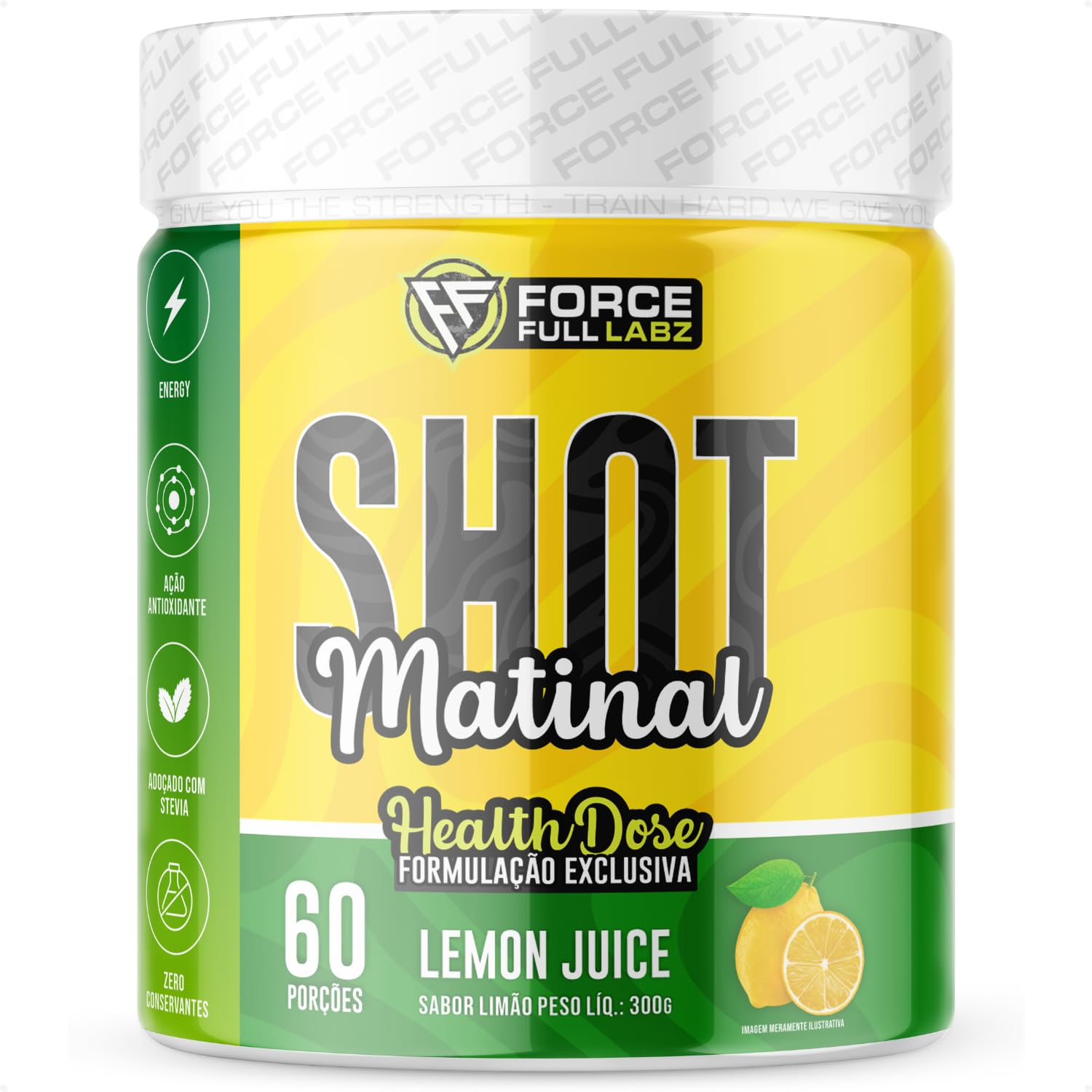 Shot Matinal vitamina c, própolis, cúrcuma, guarana e zinco, Sabor