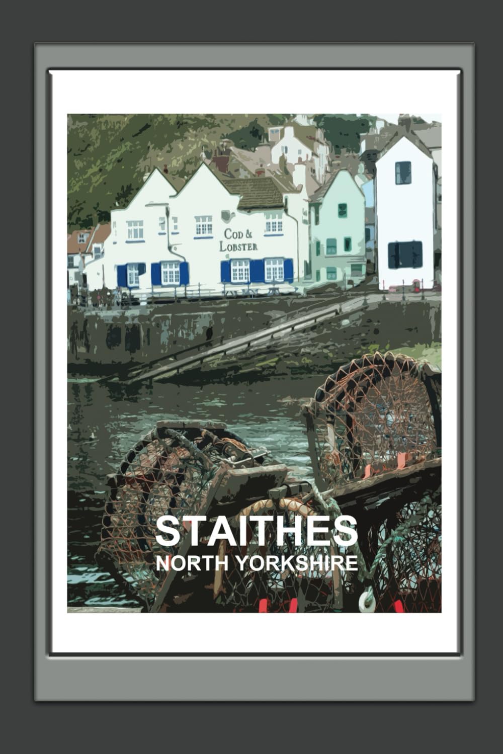 Staithes North Yorkshire Notebook: Notebook, Journal, Gift Book ( British Places and Landscapes )
