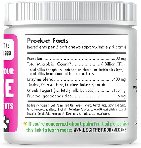 Miniatura 60 de Allergy Relief Chews for Dogs & Immune & Digestive Supplement with Wild Salmon Oil Kelp Colostrum Turmeric Probiotics & Bee Pollen for Seasonal