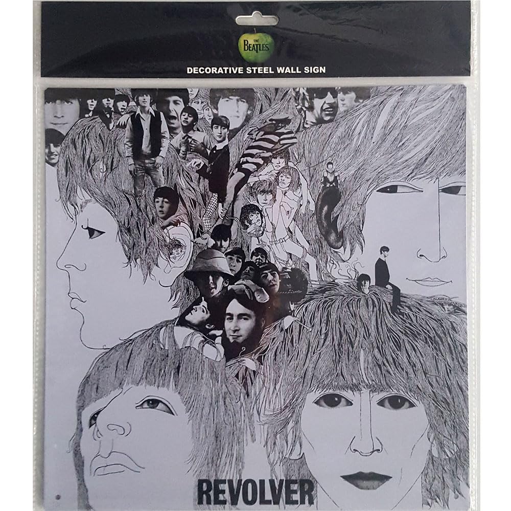 Rock Off officially licensed products The Beatles Revolver Album Cover Steel Wall Sign One size