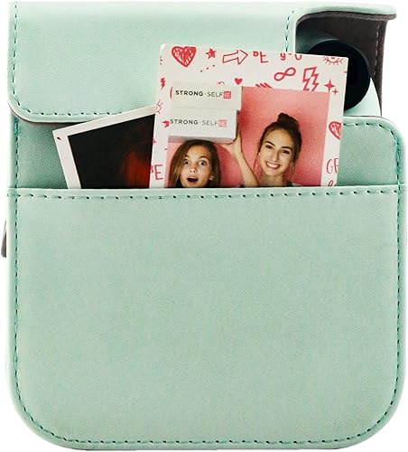 Miniatura 3 de Frankmate Funda protectora compatible con cámara Fujifilm Instax Mini 12 de película instantánea con bolsillo para accesorios y correa ajustable