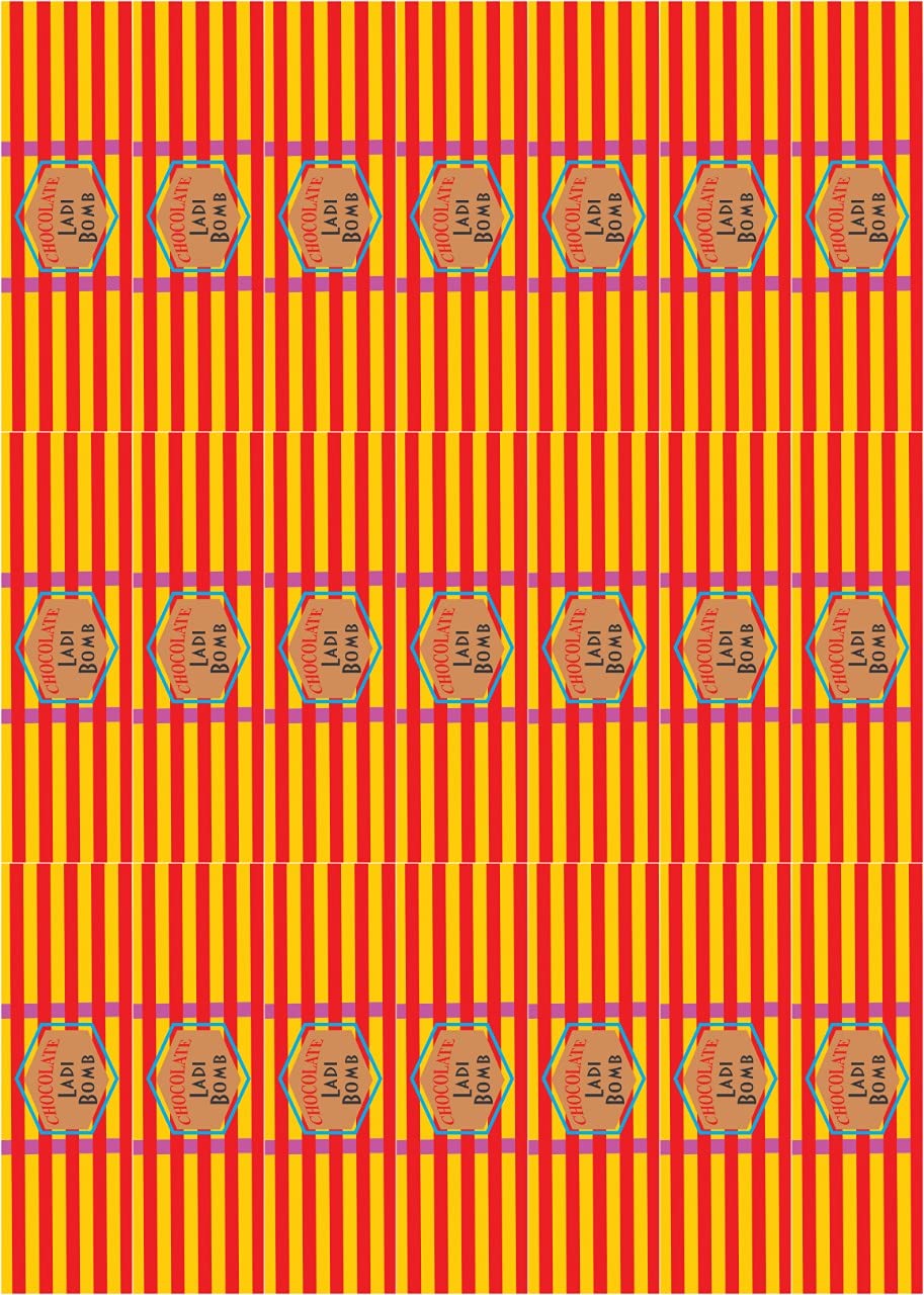 Buy Homebakers Mart Small Ladi Crackers Stickers for Mould Chocolate