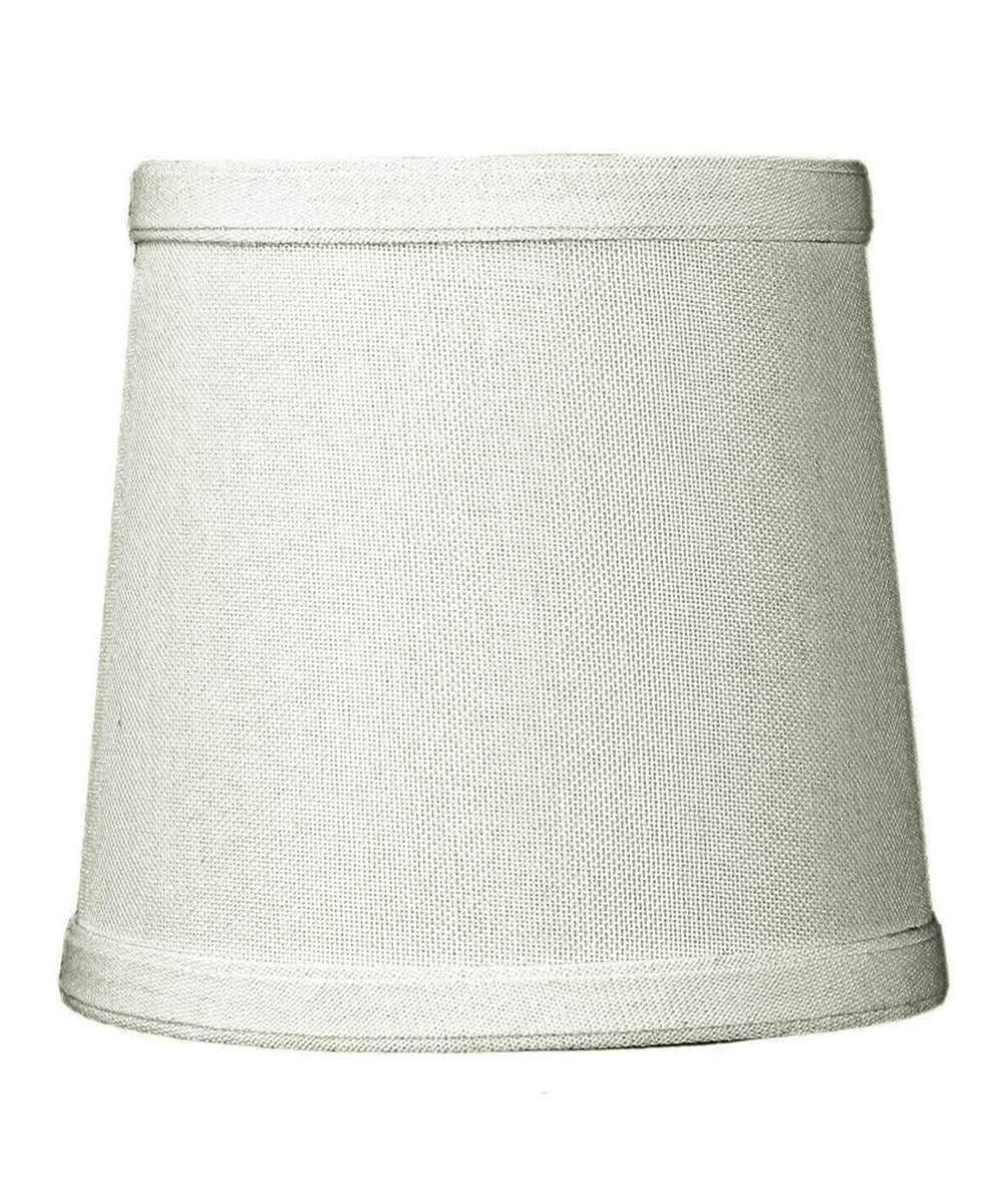 ( similar ) 5x6x5 Light Oatmeal Linen Drum Chandelier Clip-On Lampshade - Perfect for chandeliers, foyer lights, and wall sconces -Small, Off-White