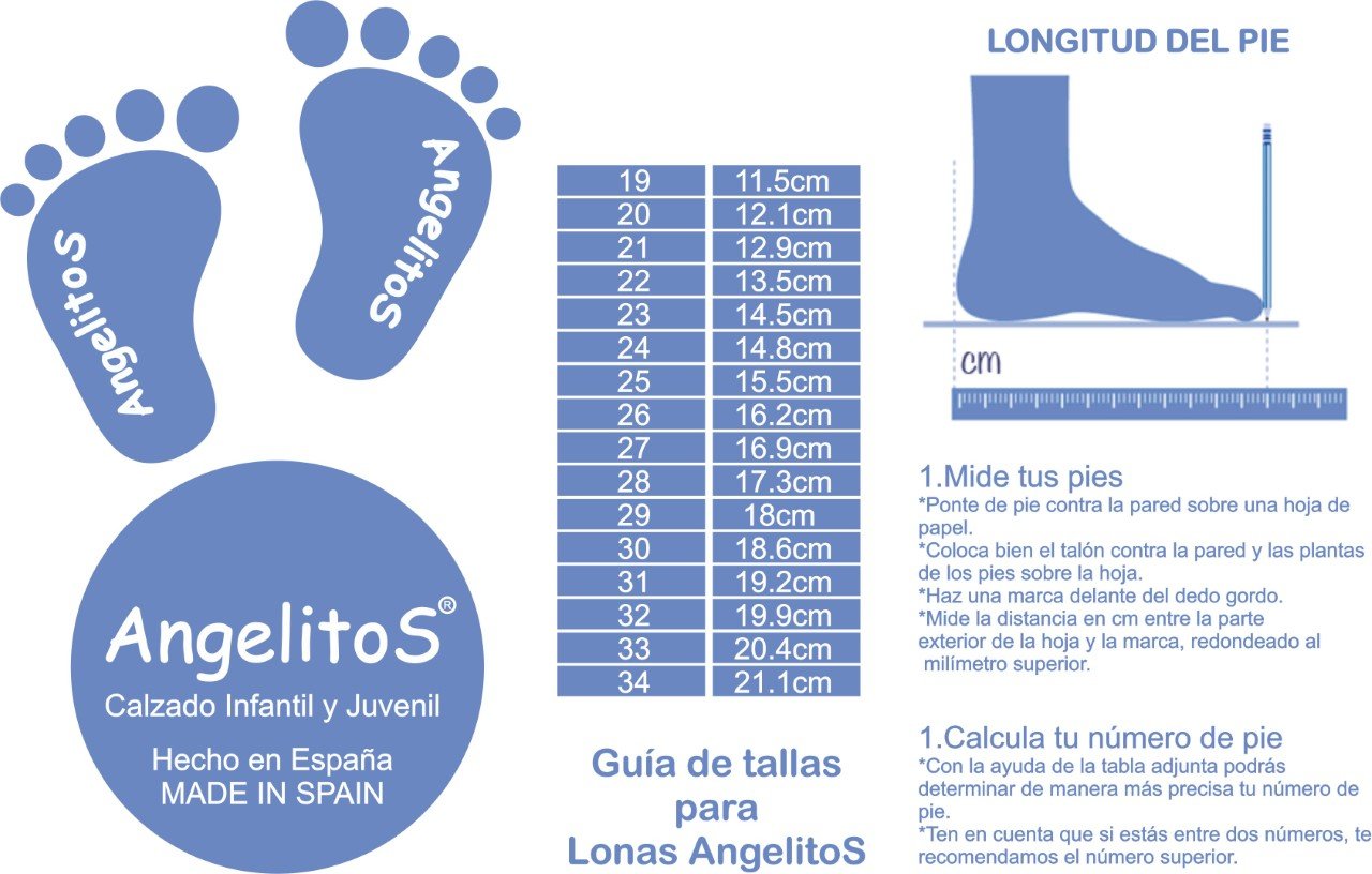 angelitos náutico Piel (34, Marino)