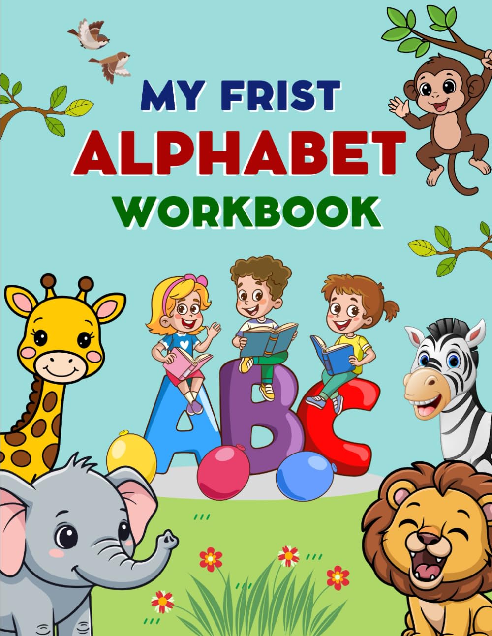 Children alphabet activity book: Children workbook ,Coloring ,Tracing, Matching, and Fun learning