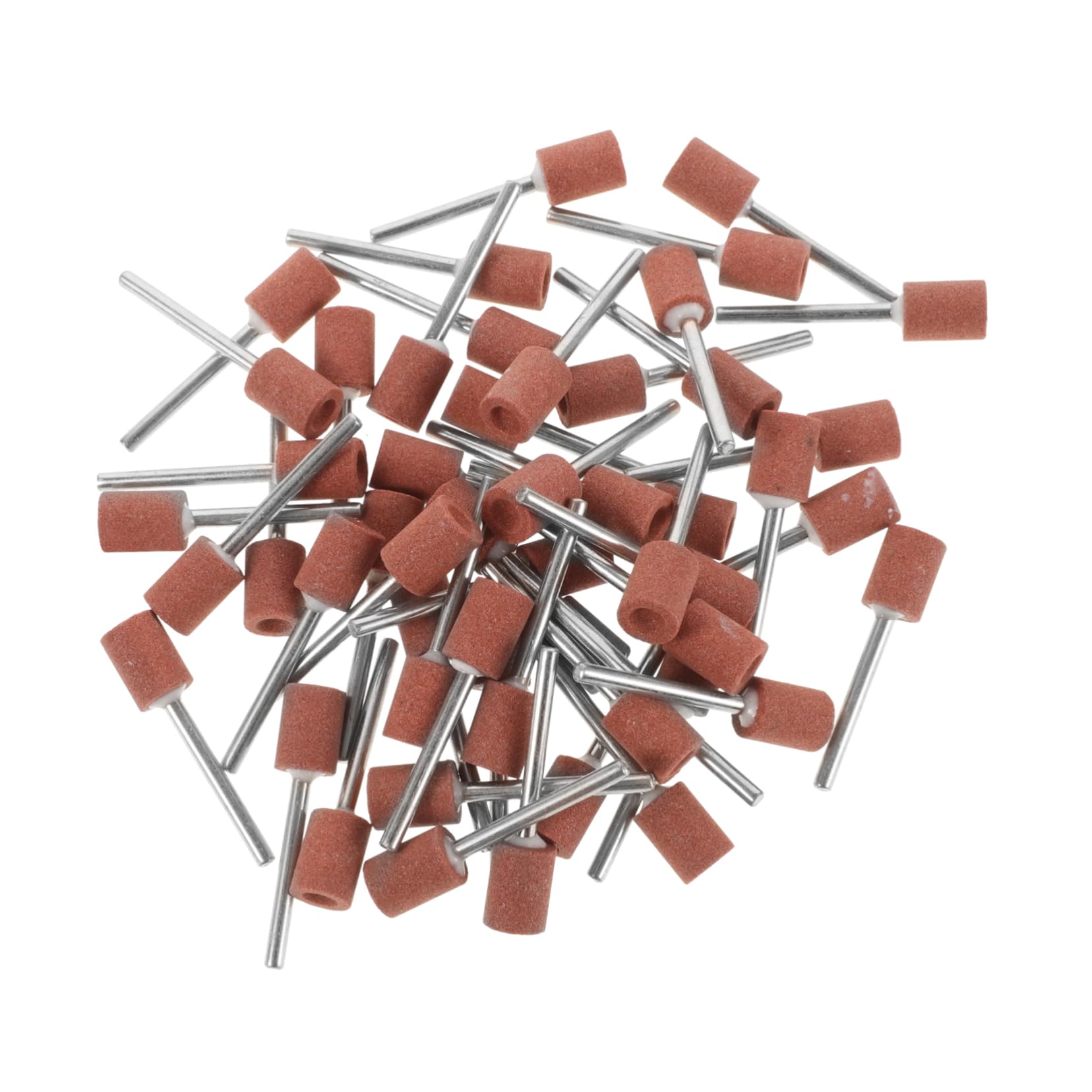 SOLUSTRE 250pezzi Punte Abrasive Montate Per Smerigliatura Da Strumento Rotativo Per Lucidatura e Affilatura Cilindriche Di Facili Da Usare Per Metalli e Pietra