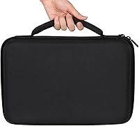 Vista 8 de LTGEM - Funda compatible con Akai Professional MPK Mini MK3/MPK Mini Play MK3 MK3 25 teclas USB MIDI controlador de teclado, negro (solo funda)