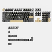 Glacier PBT Dyed Sublimated Cherry Profile Keycaps Full Set for Mechanical Keyboards Compatible with 60%/65%/75%/80%/96%/100% Keyboard Layout Dark Moon Night