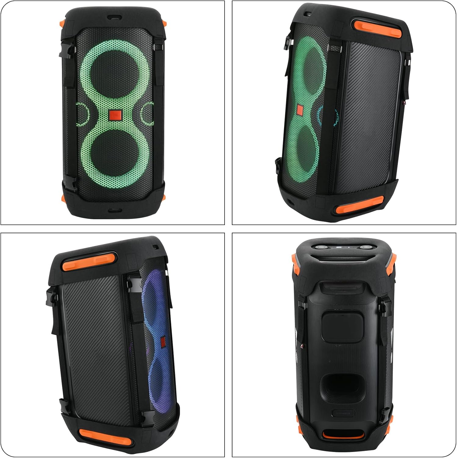 TXEsign Travel Carrying Case Compatible with JBL PartyBox 110, Speaker Carrier EVA Protective Replacement Cover w Dual Shoulder Strap, Travel Carry Holder Pouch for PartyBox 110 - Image 6