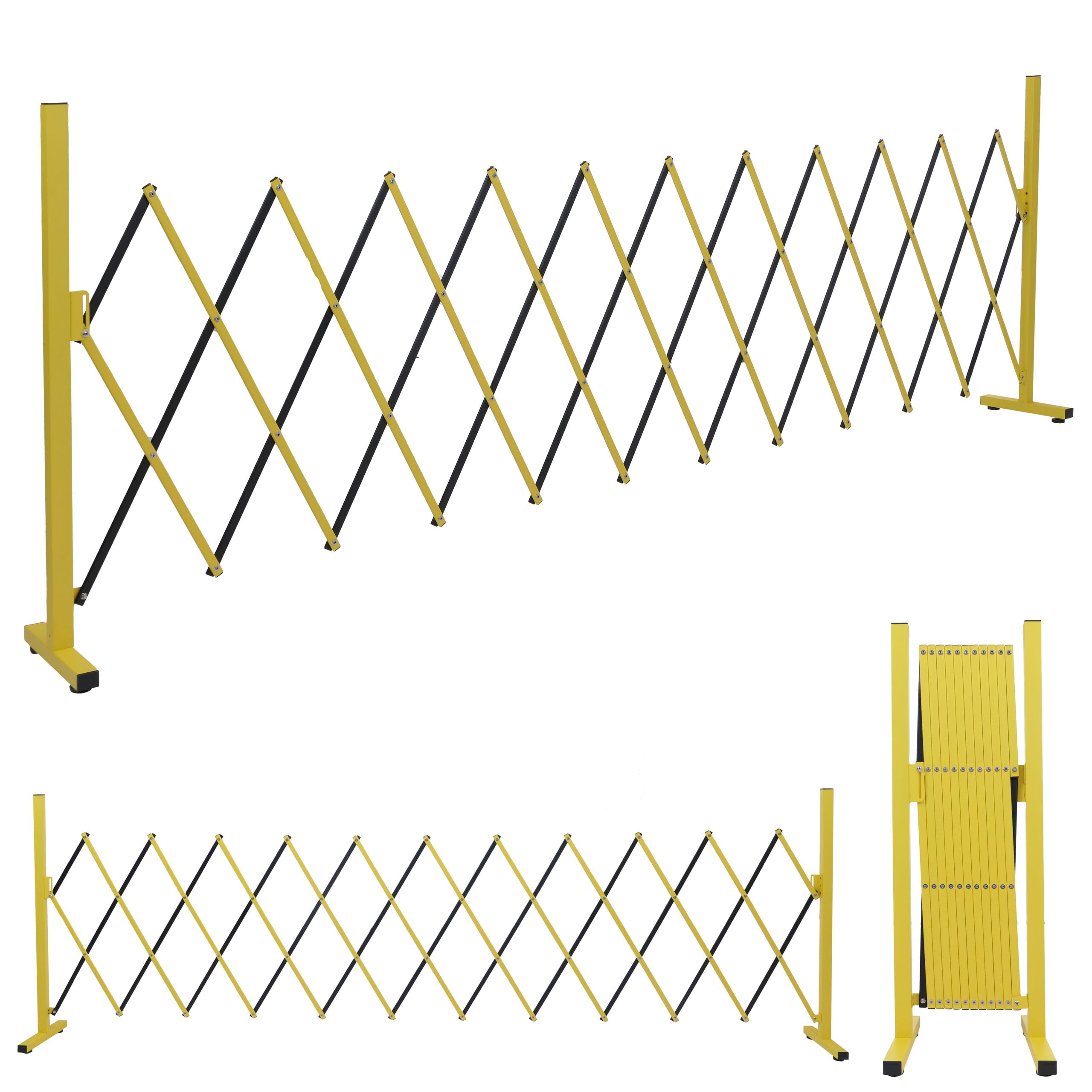 HWC Absperrgitter | Absperrgitter HWC-B34 – Ausziehbares Aluminium-Schutzgitter